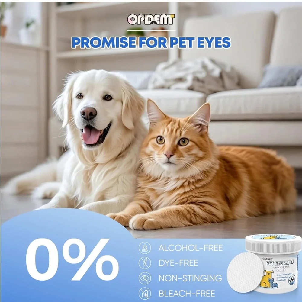 150 eyes wipes for dogs